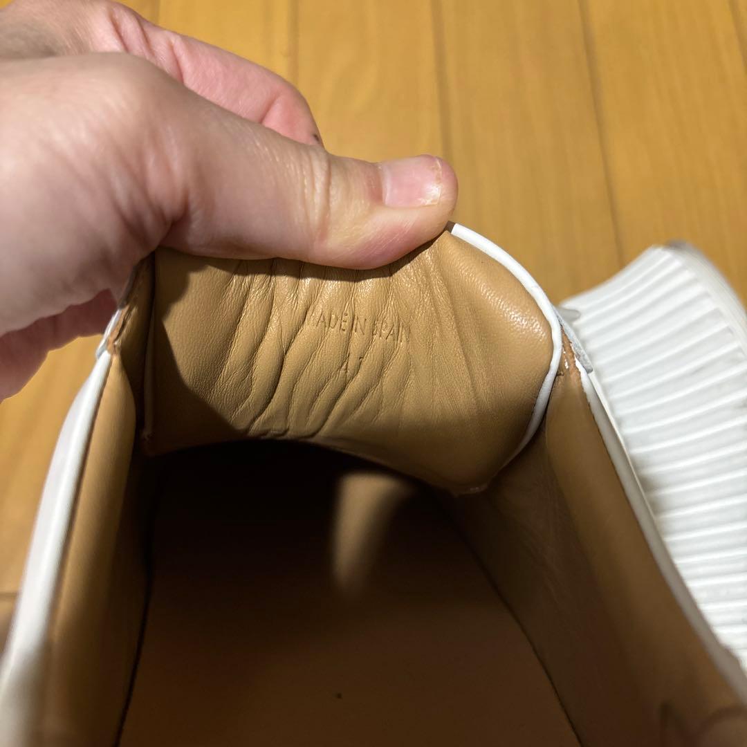 JIL SANDER プラットフォーム レザー スニーカー