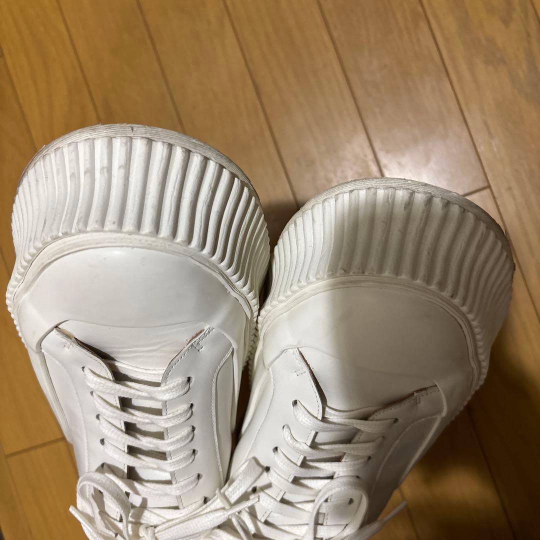 JIL SANDER プラットフォーム レザー スニーカー