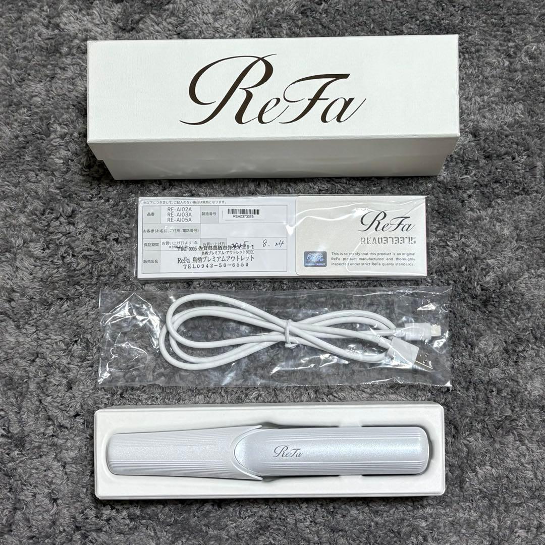 C*a様 ほぼ新品　ReFa リファビューテック フィンガーアイロン　ホワイト