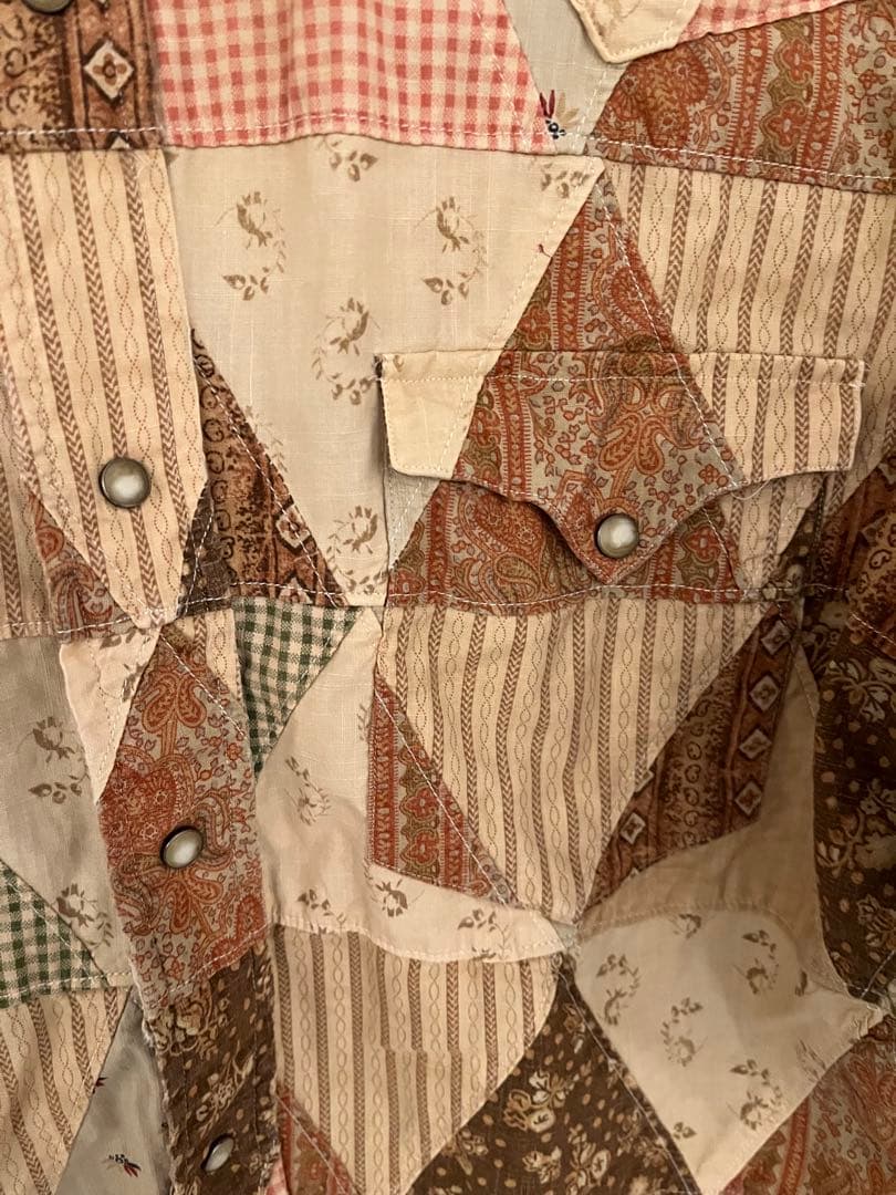 Polo by Ralph Lauren パッチワークシャツ M