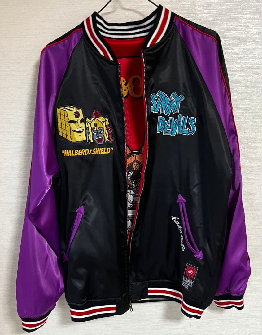 【極美品】キン肉マン スカジャン リバーシブル Lサイズ はぐれ悪魔超人コンビ