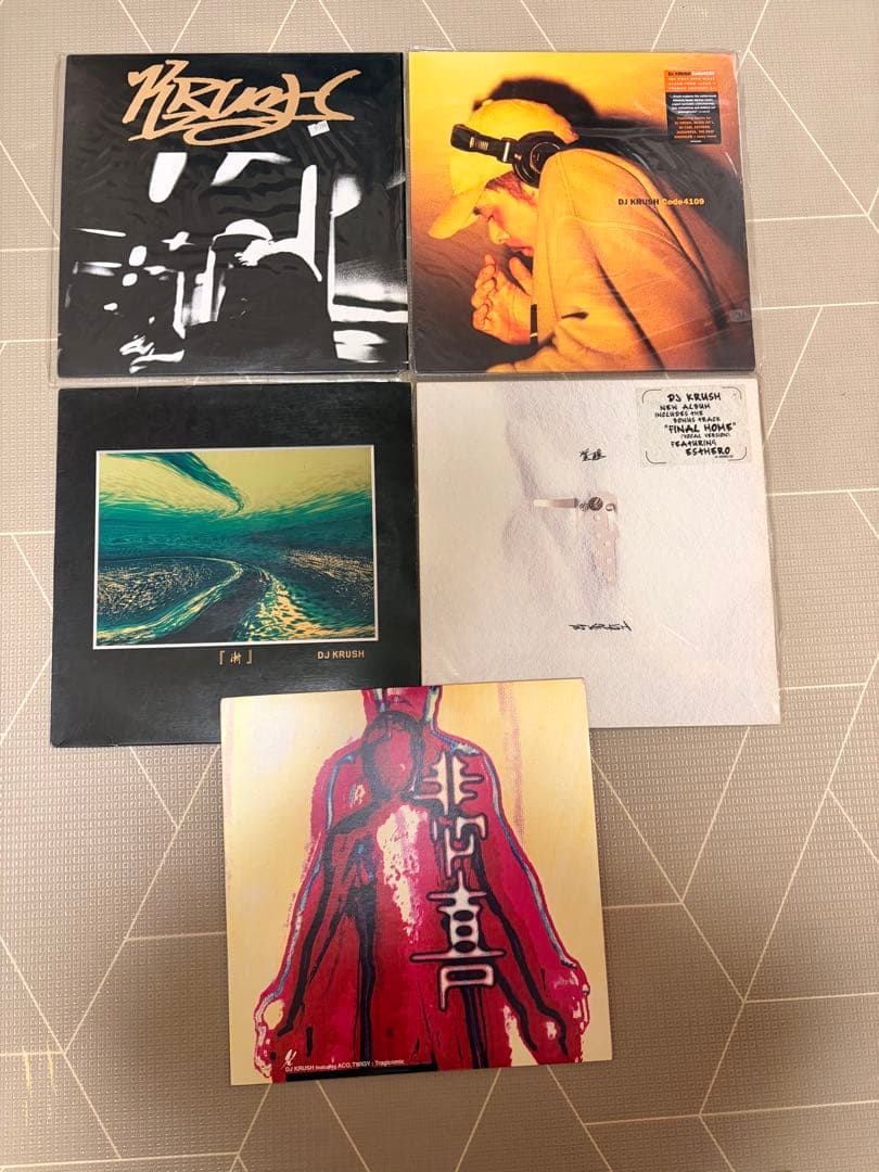 DJ Krush/漸-ZEN-を含む2LPセット4タイトル+12インチ