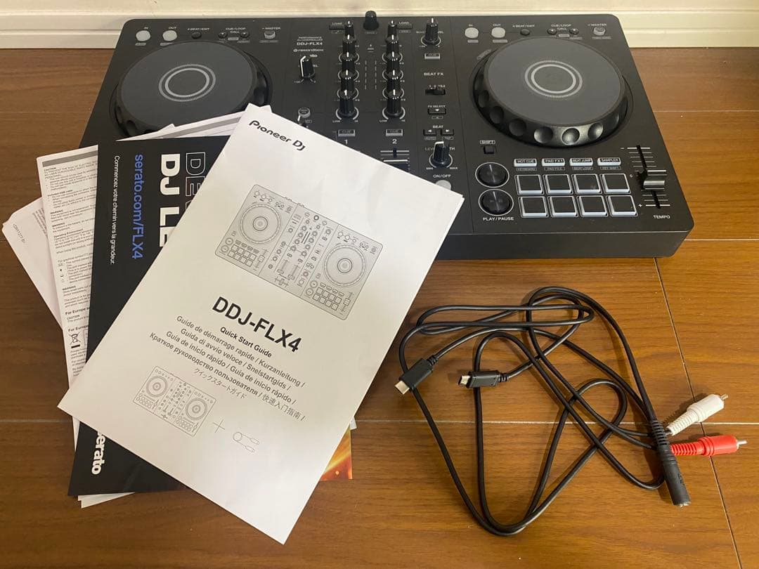 Pioneer DJ DDJ-FLX4 DJコントローラー(RCAケーブル付)