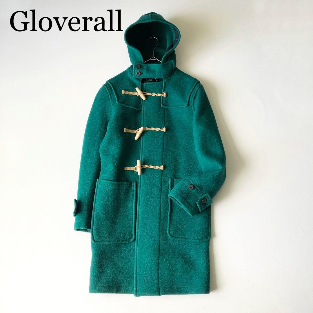 2965y美品　グローバーオール　ダッフルコート　緑　モンティ