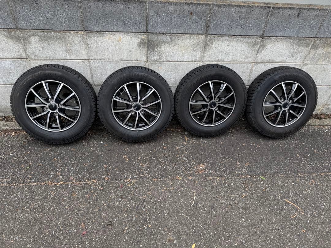 PRACTIVA ICE BP02 スタッドレスタイヤ 13インチ　2024年製