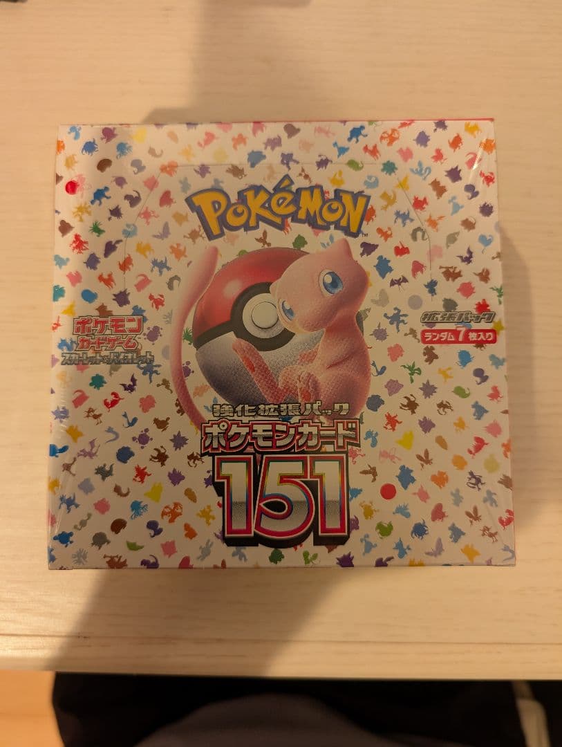 ポケモンカード151 ランダム7枚入り　BOX　シュリンク付き