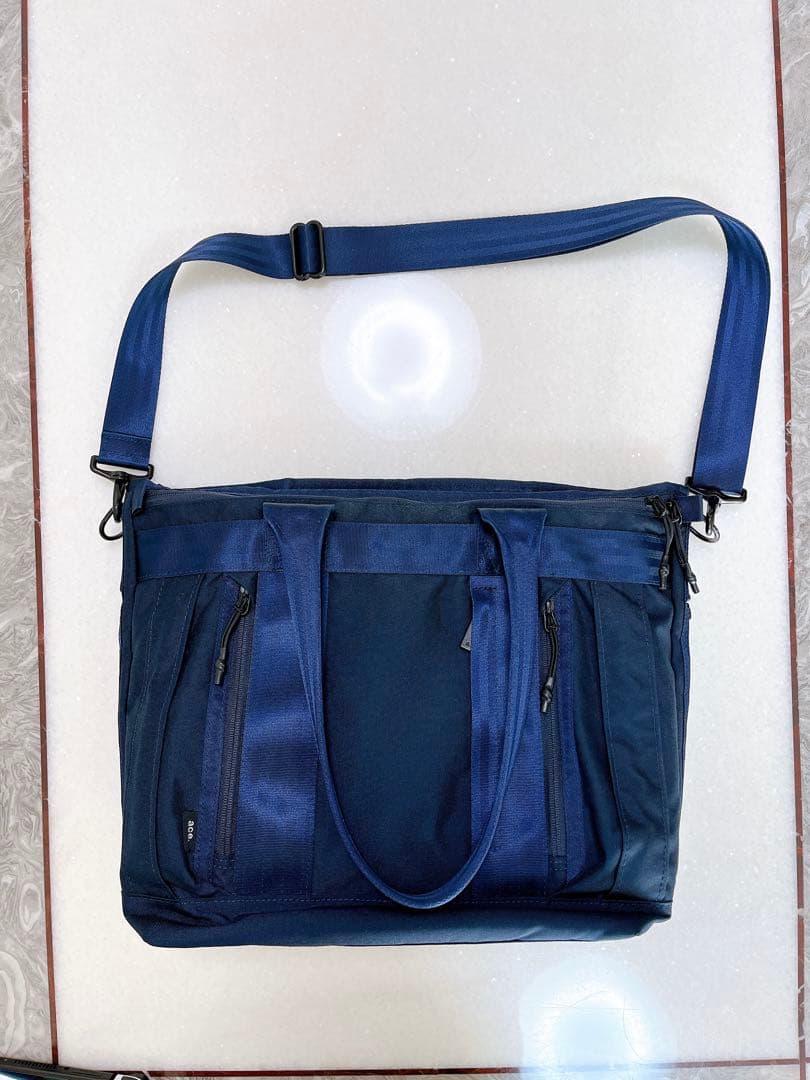 エース デュラムーブ トートショルダー メンズ 68138 ネイビー