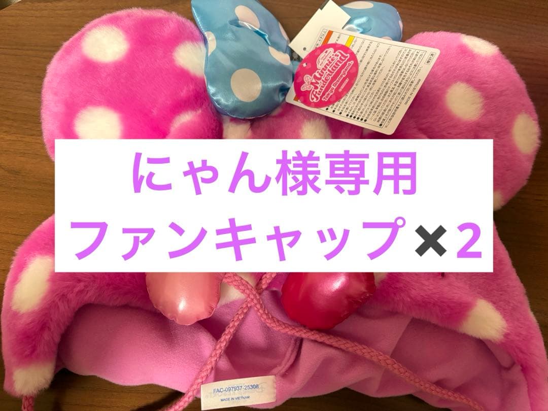 ディズニー・パルパルーザ ミニーのファンダーランド ファンキャップ