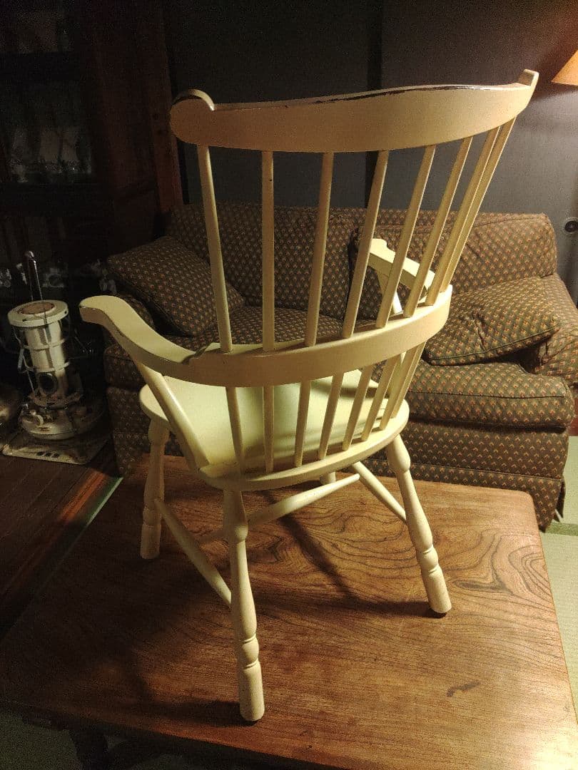 ヨコミ様　希少　松本民芸　２脚　ウィンザーチェア　椅子　無垢　アンティーク