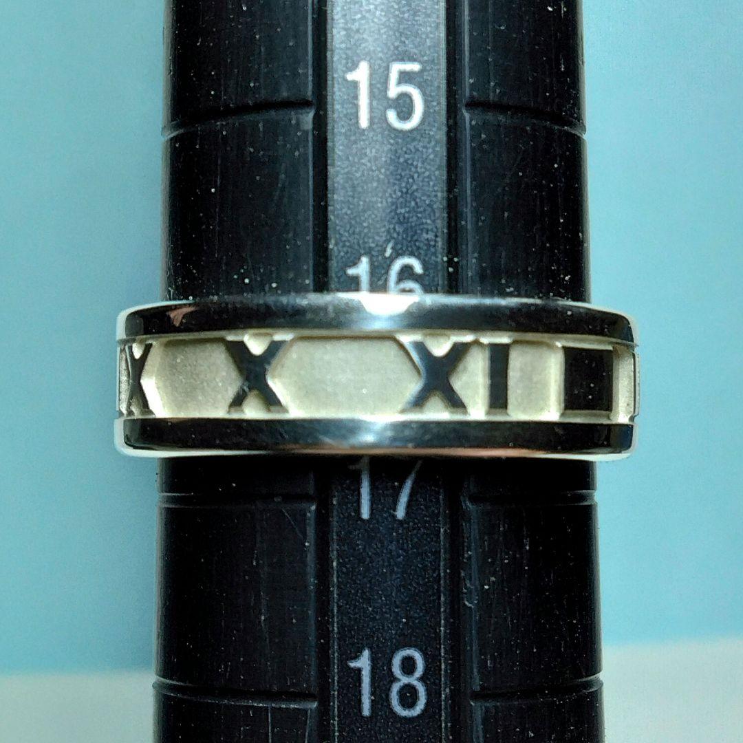 ティファニーアトラスリング 16.5号　新品仕上げ。ほぼ無傷未使用に近い