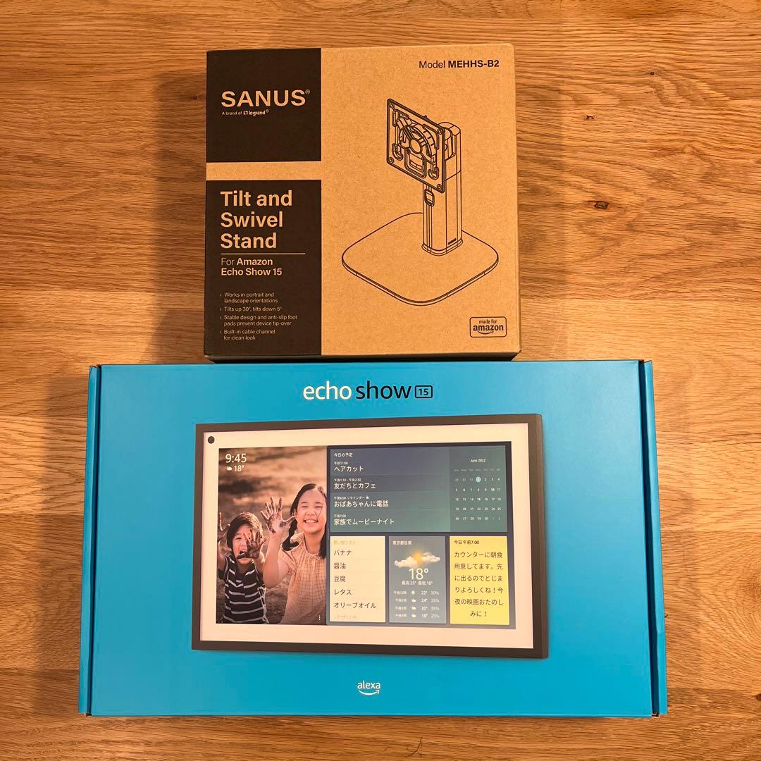 amazon echo show 15 スタンド付き