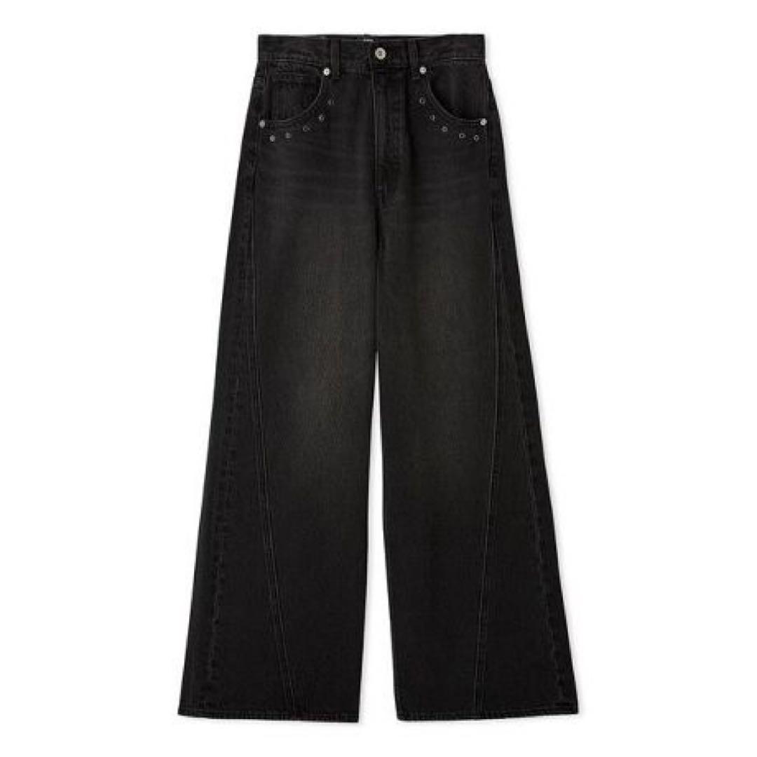 美品 LILY BROWN × ANNA SUIアナスイワイドデニムパンツ完売品