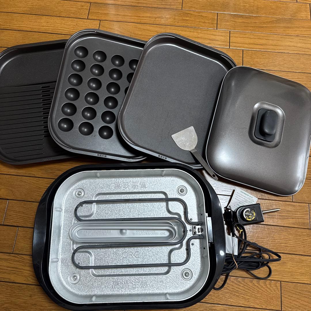 【一度のみ使用】TIGER ホットプレート〈これ1台〉 CRC-B302