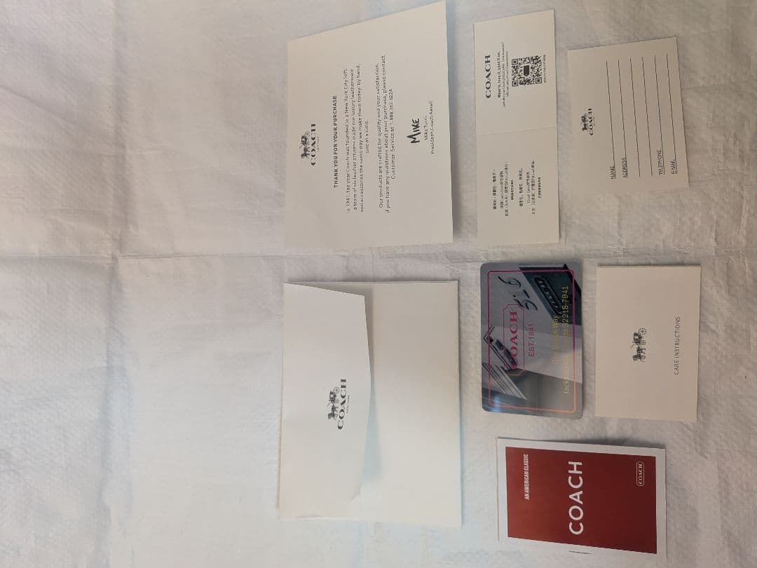 新品未使用Coach デニムトートバッグ