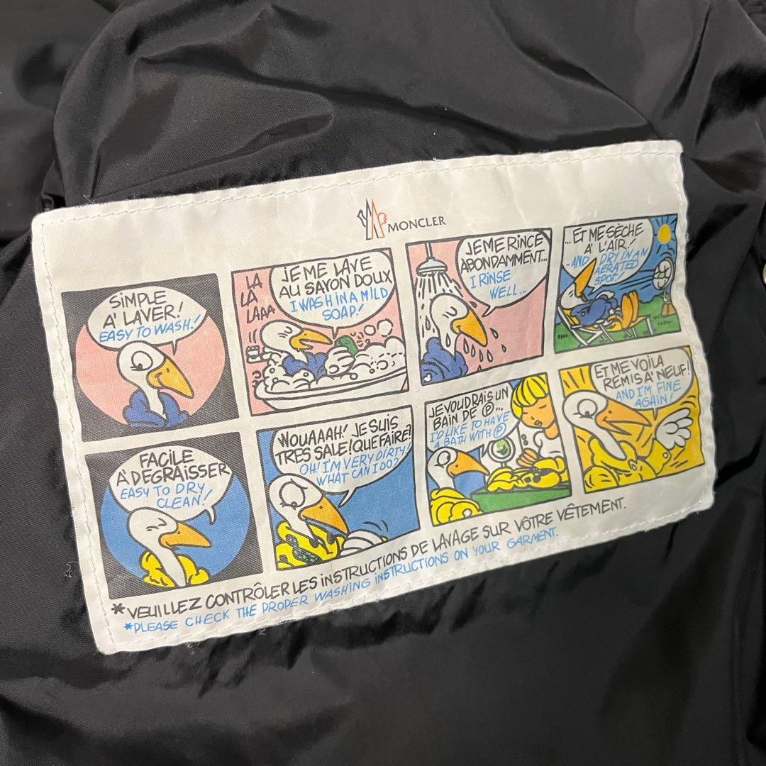 MONCLER APHROTI リアルファー付　ダウンジャケット　黒　3