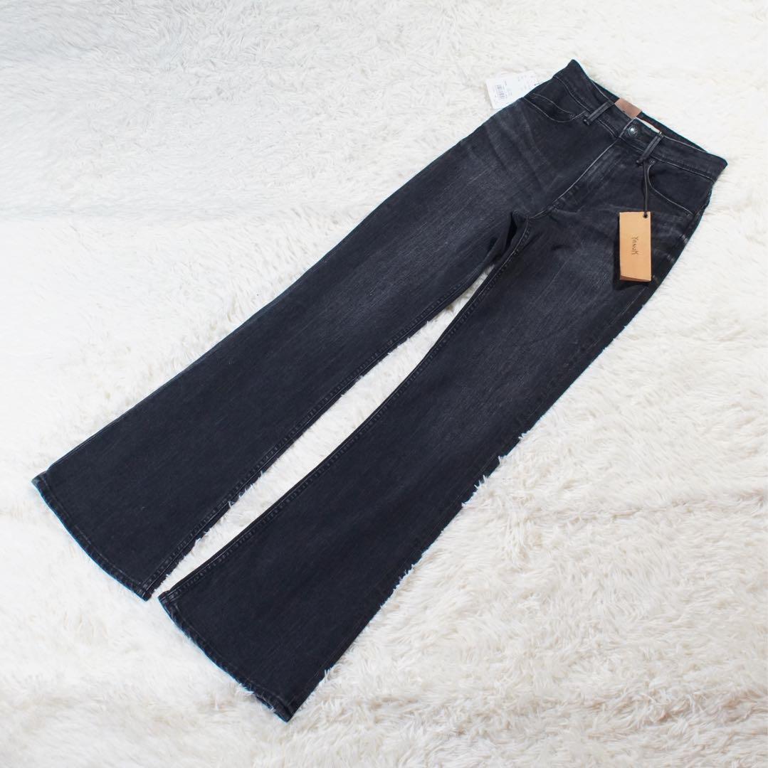 未使用《ヤヌーク》ブーツカット(W22)57122302 UBK フレア