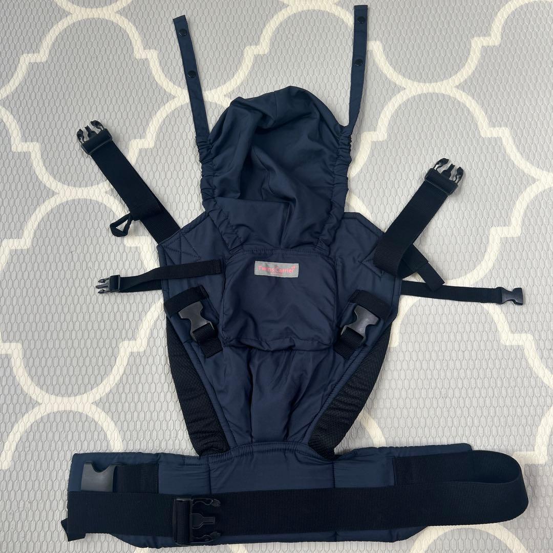 双子・年子向け 前後抱っこ可能　抱っこ紐★ツインズキャリー　コネクト