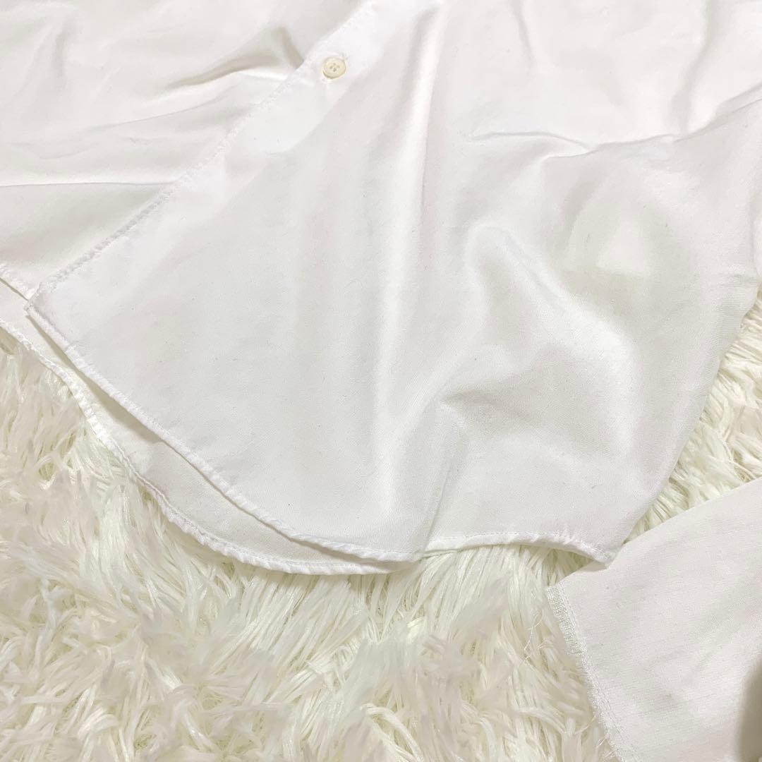 【オルランド期・未使用級】コムデギャルソンオムプリュス ホワイトフリルシャツ S