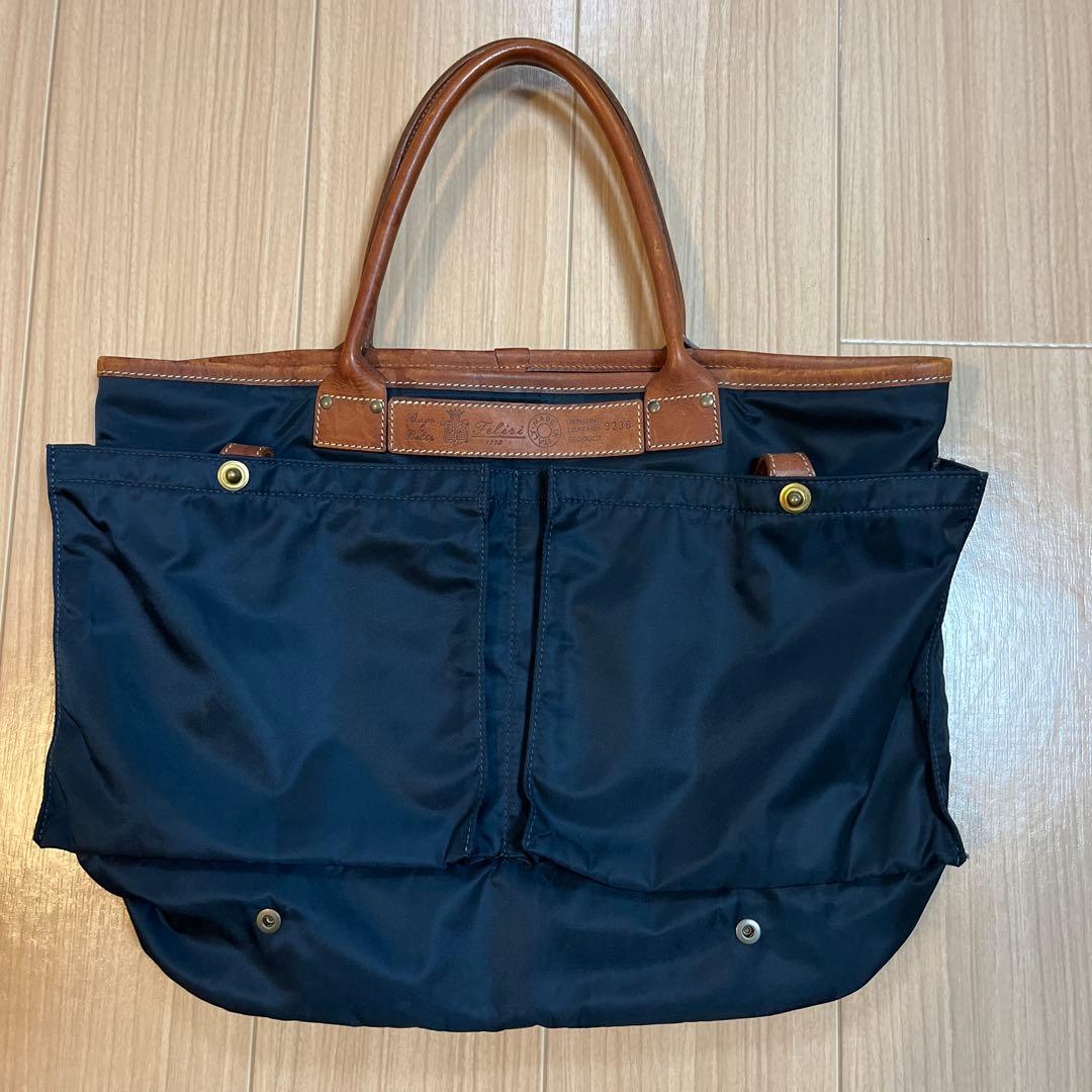 フェリージ　ネイビー トートバッグ
