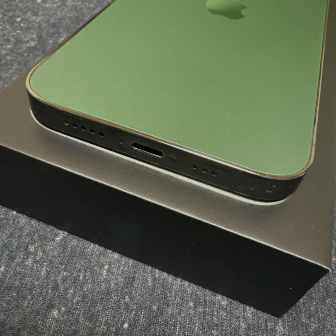 【美品】iPhone13Pro 128GB アルパイングリーン SIMフリー