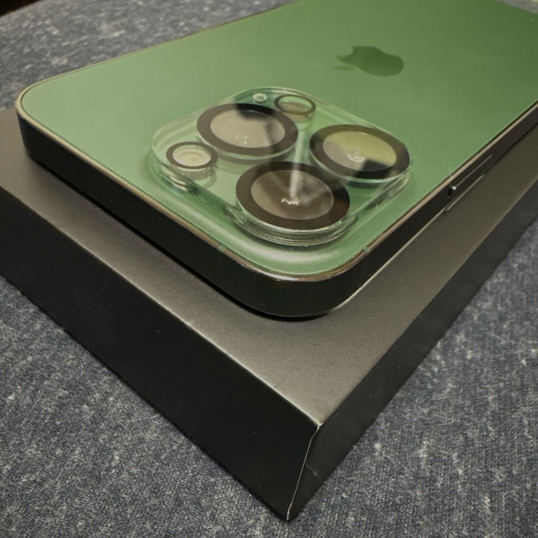 【美品】iPhone13Pro 128GB アルパイングリーン SIMフリー