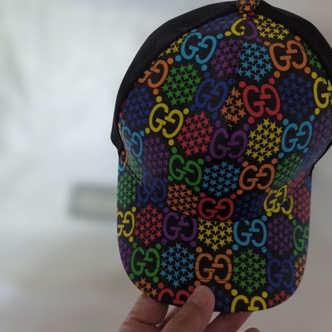 最終値下げ。グッチサイケデリックキャップ美品