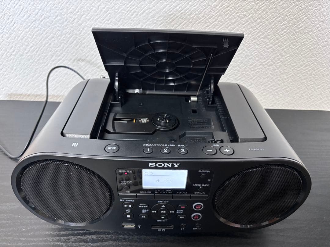 SONY ZS-RS81BT CDラジオ Bluetooth対応 リモコン付き