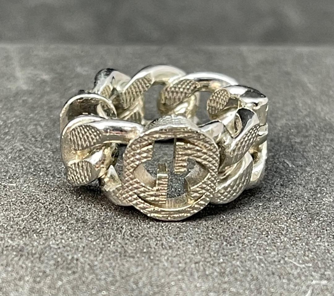 超レア廃盤美品】GUCCIゴルメット インターロッキングG フープピアス