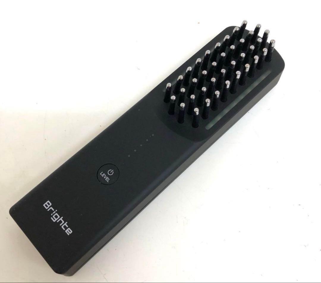 e973-31 Brighte 美顔器　ブラック エレキブラシ