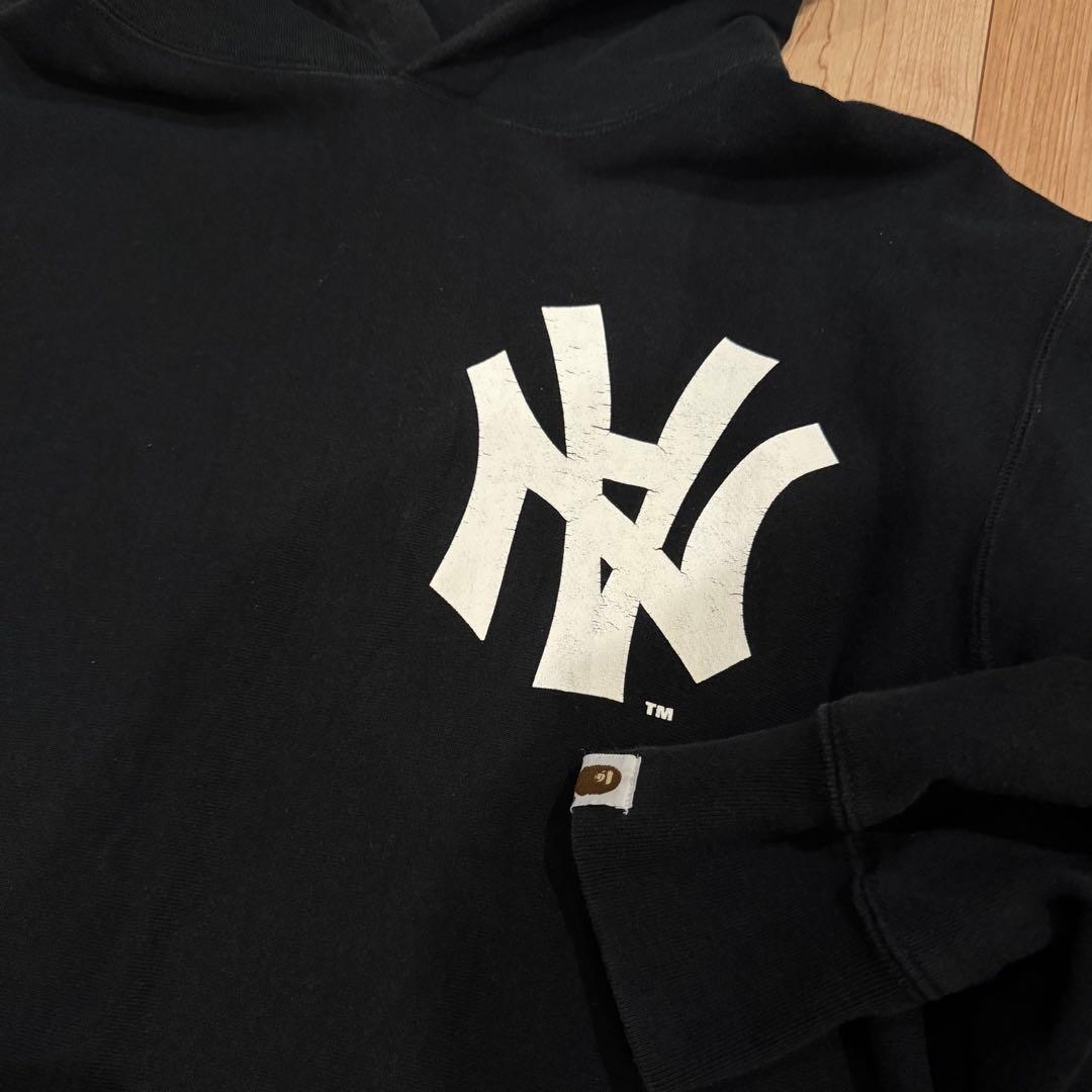 アベイシングエイプ A BATHING APE® パーカー ブラック Lサイズ