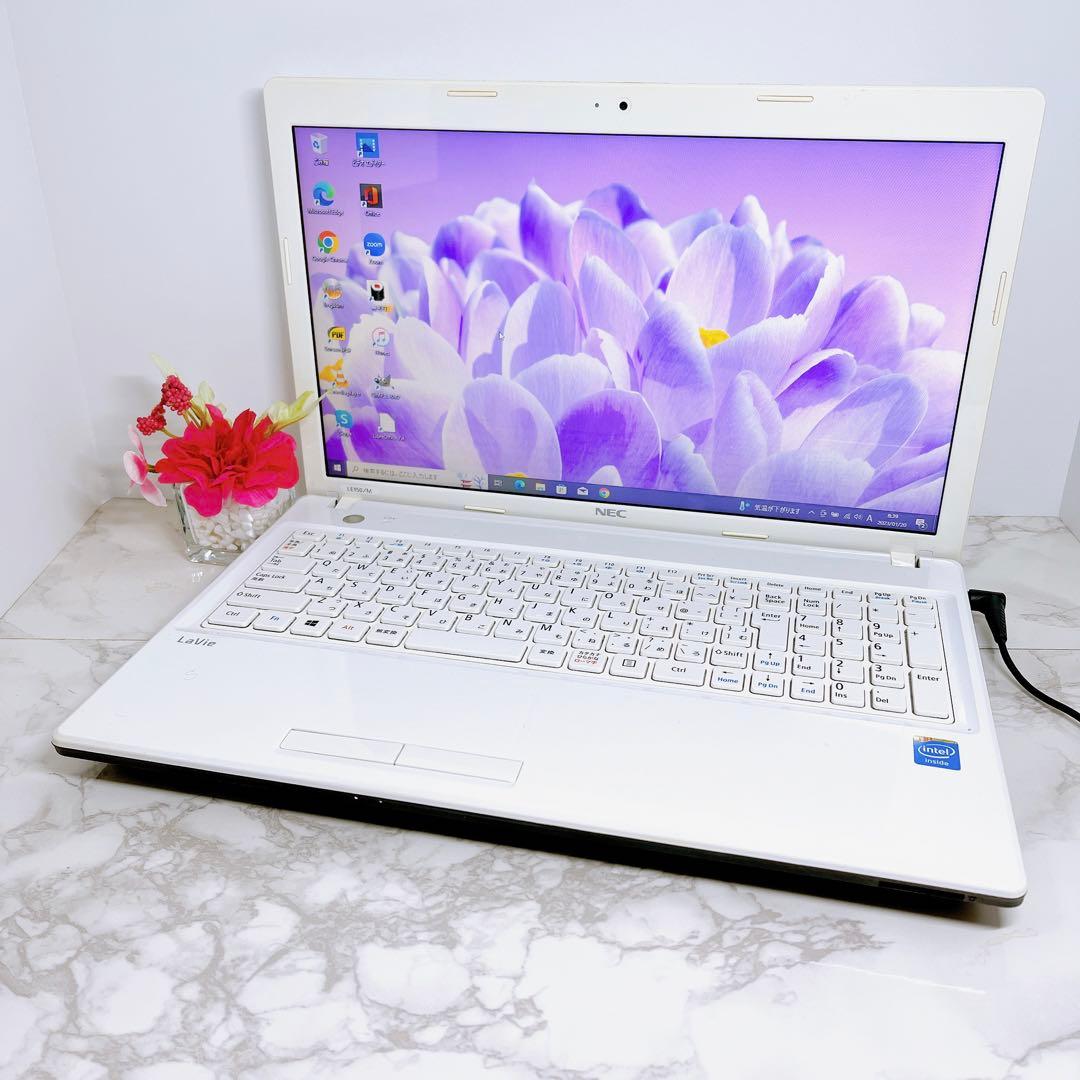 美品❤️ 【初心者・即使用可】NEC 白色 手軽にスタート♪設定済み 中古パソコン