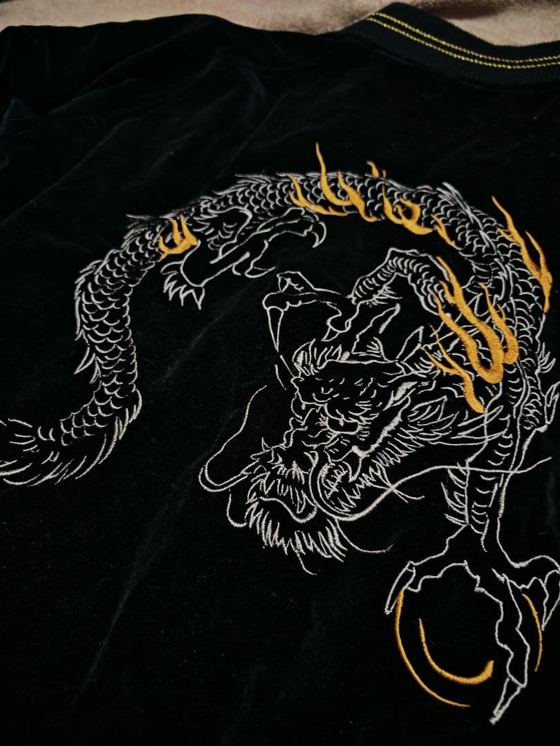 BARCEDOS 別珍 龍 日本限定 スカジャン unisex vintage