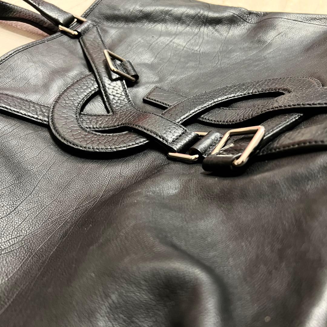 正規イヴサンローラン ysl メンズレザー トートバッグ vavin tote