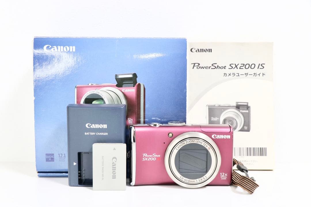 ■ 美品 ■ キヤノン　Canon PowerShot SX200 IS レッド