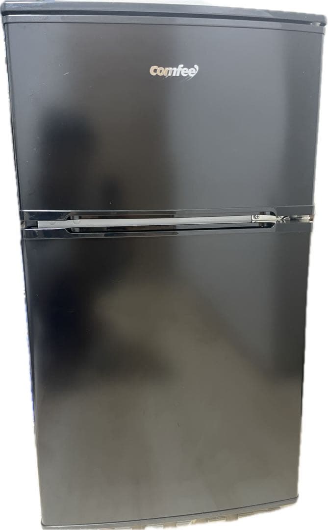 Comfee 2ドア冷蔵庫 90L ブラック RCT90BL(E) 2023年製