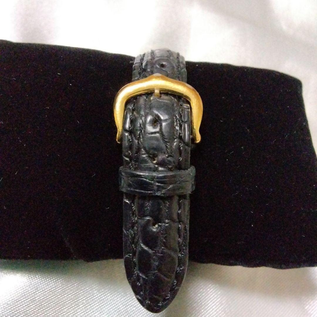 Cartier アナログ時計 ブラック/ゴールド/カルティェコリゼクオーツ腕時計