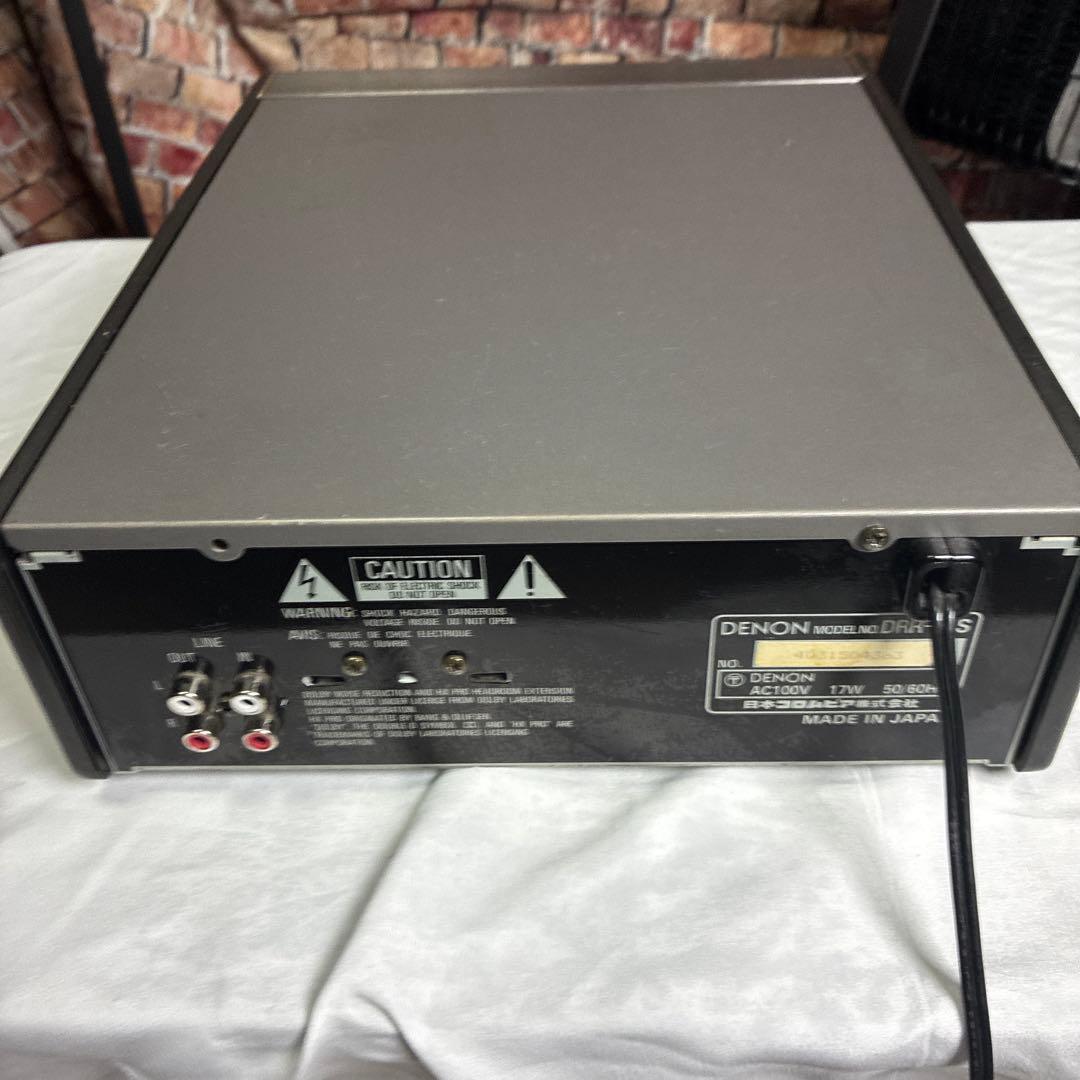 動作品！美品！DENON カセットデッキ DRR-7.5S