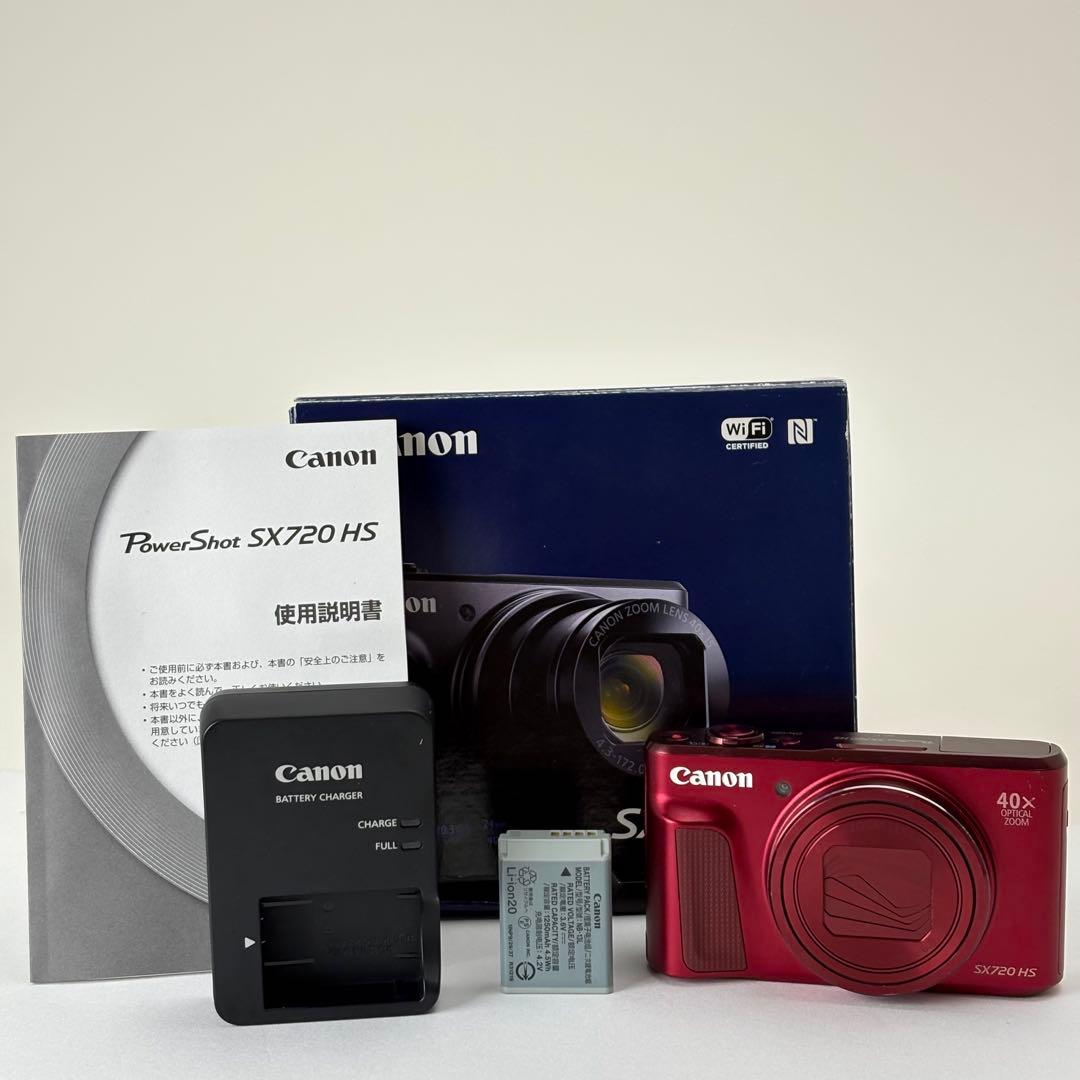 Canon SX720 HS 赤 40倍光学ズーム