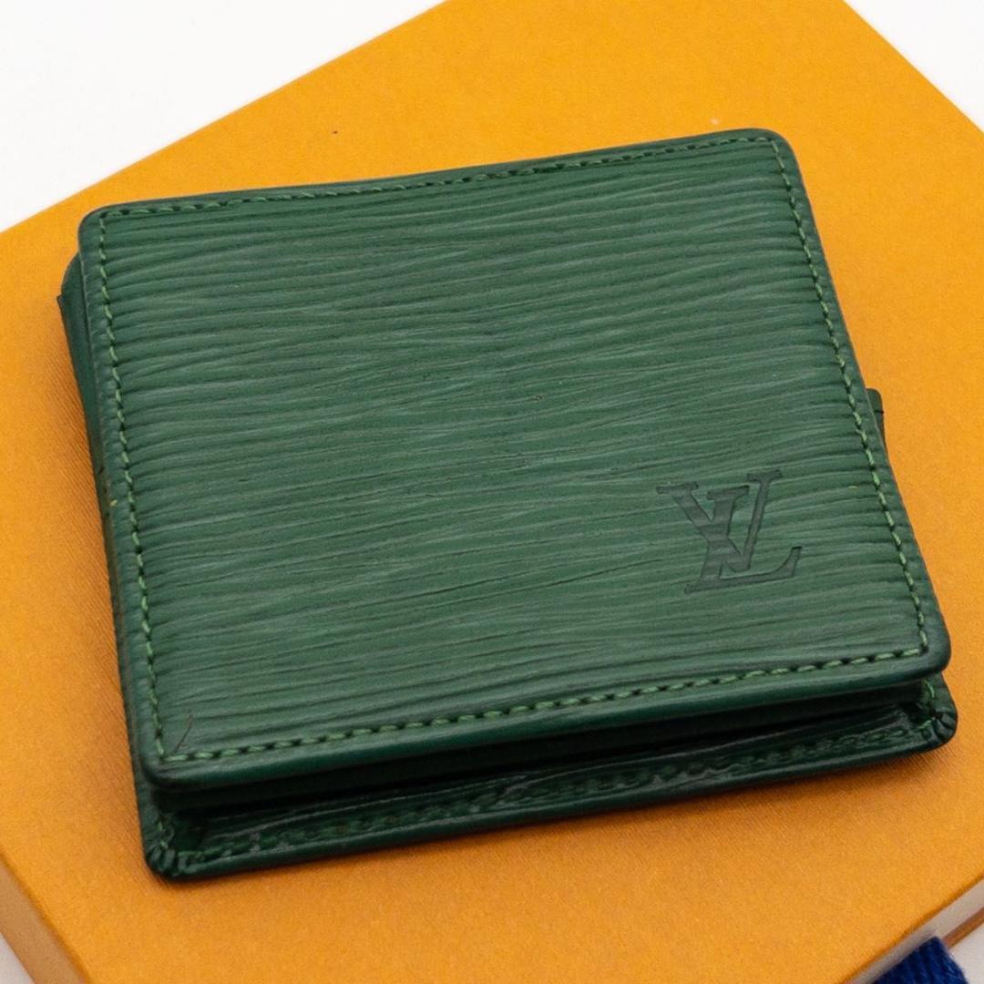 【美品】ルイヴィトン　ポルトモネボワット　エピ　ケース　小銭入れ　緑