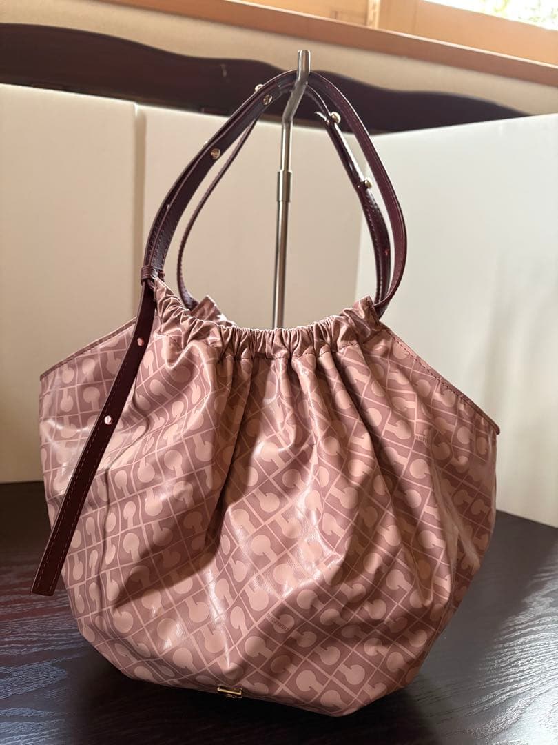 GHERARDINI ゲラルディーニ トートバッグ ピンク ＜バルーン型＞極美品