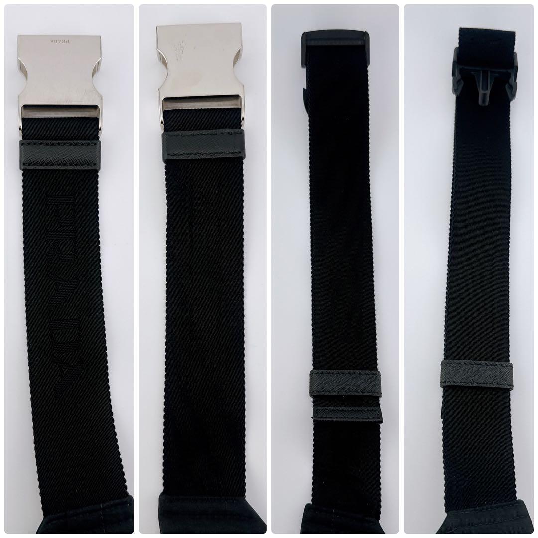 プラダ テスート モンターニャ トライアングル ウエスト ボディ ヒップ バッグ