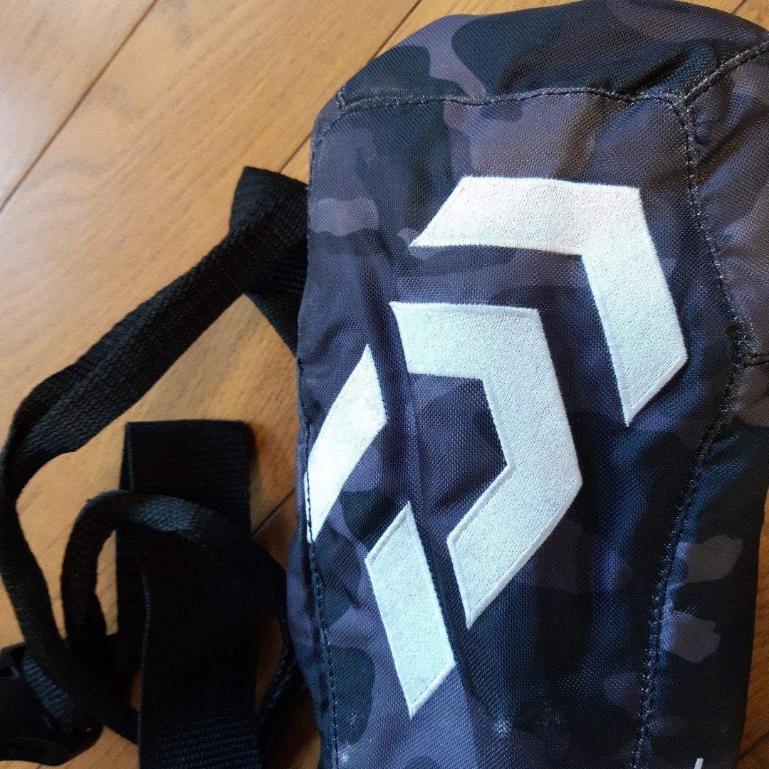 DAIWA DF-2321 フリーサイズ ブラックカモライフジャケット 引き紐付