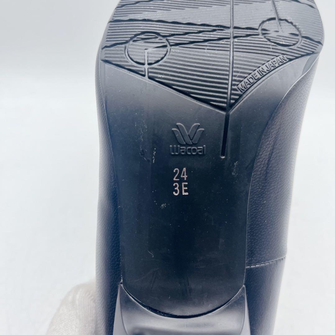 未使用級✨ワコールサクセスウォーク スクエアトゥ レザー パンプス コンフォート