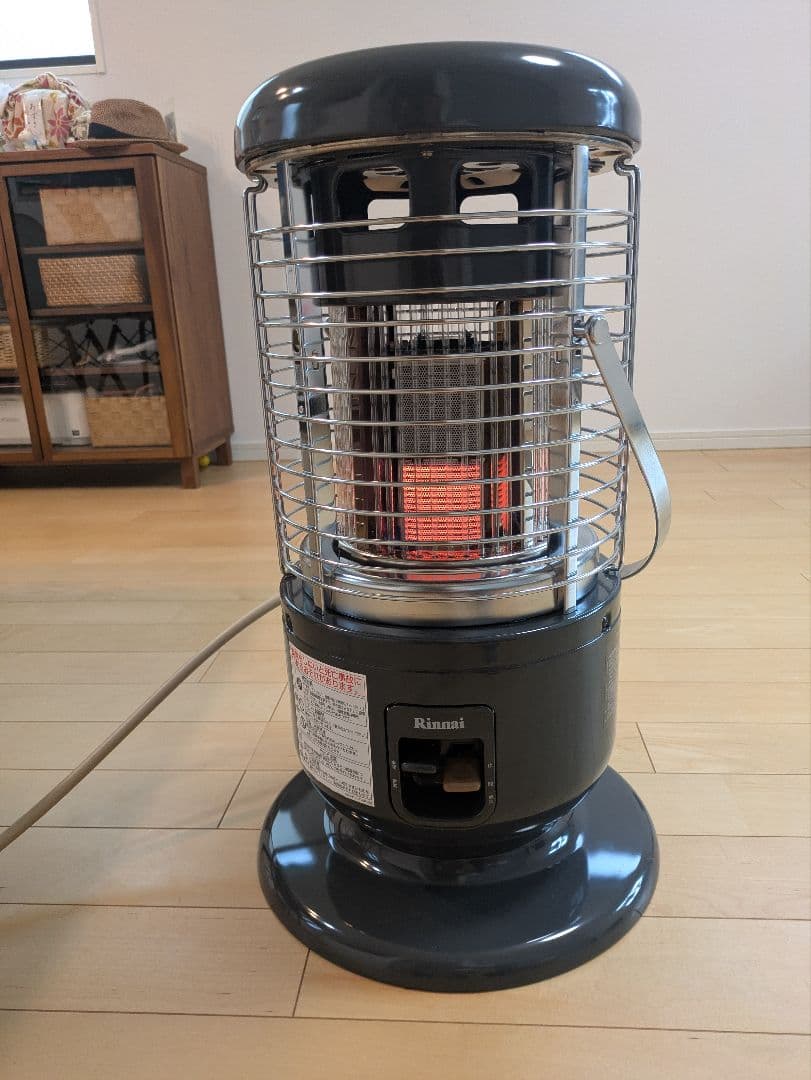 【美品】Rinnaiリンナイ　ガスストーブ 都市ガス用