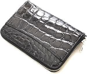 【匿名送料込み★新品】本クロコダイル　日本製　JRA認定　ラウンドケース艶