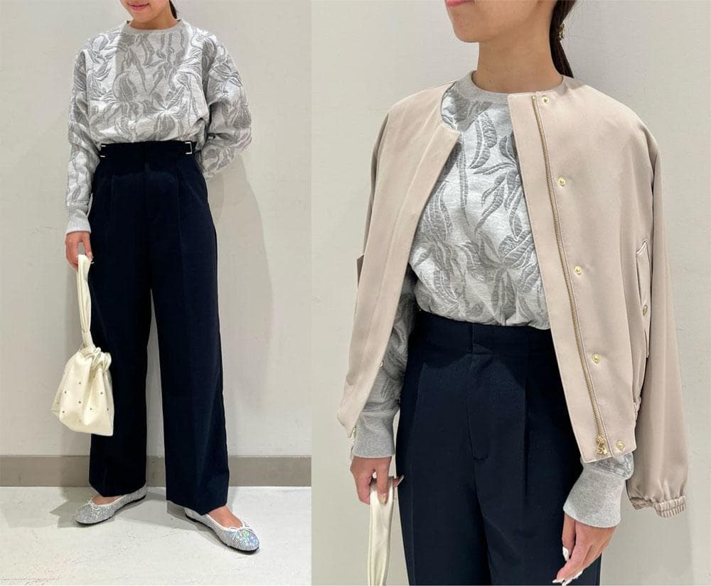 美品 ユナイテッドアローズ TOKYO 1,8万円 フラワー柄 スウェット E