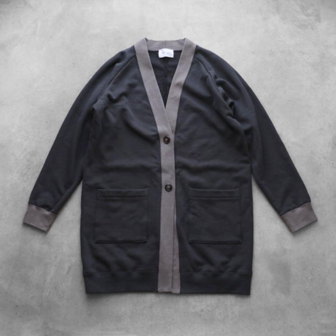 HUIS 遠州織物 SUVINスウェットロングカーディガン