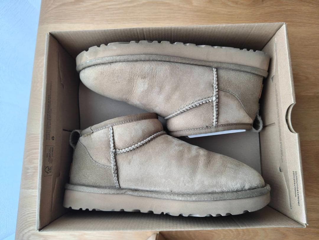 UGG クラシック ウルトラ ミニ アンテロープ 24センチ