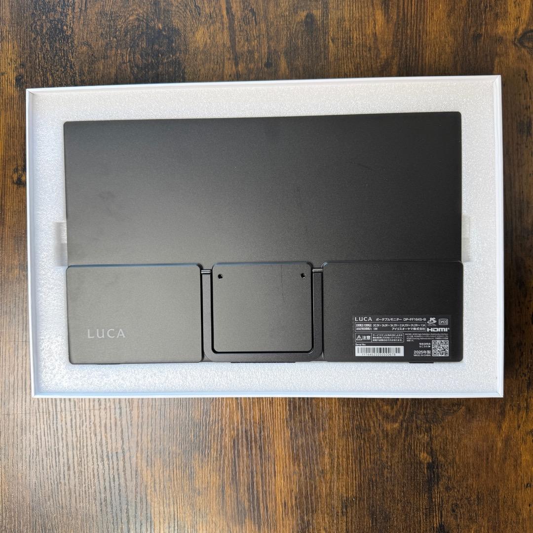 IRIS OHYAMA ポータブルモニター DP-FF164S-B15.6インチ