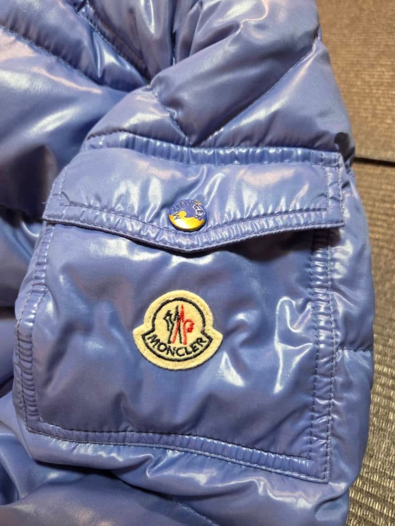 美品　MONCLER MAYA ダウン 0　モンクレールマヤ　ブルー